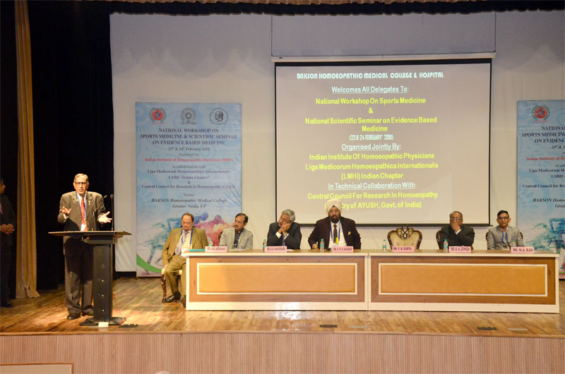 Workshop on Sports medicine and scope of homoeopathy